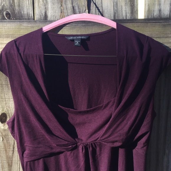 Banana Republic purple top - Picture 2 of 2