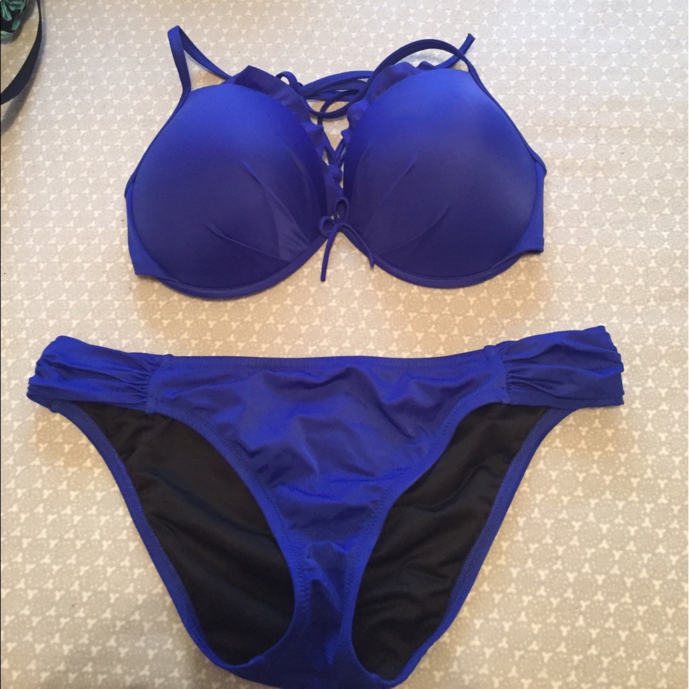BEAUTIFUL royal blue VS bikini set