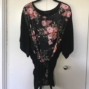Black Floral Top by i Jeans by Buffalo