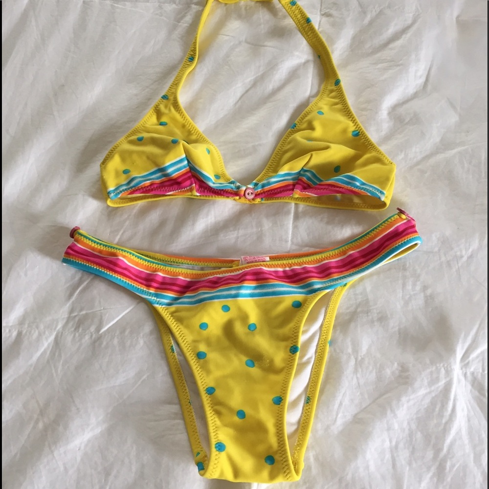 Adorable Brazilian cut bikini