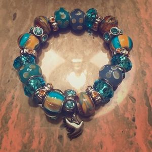 A bohemia glass bracelet