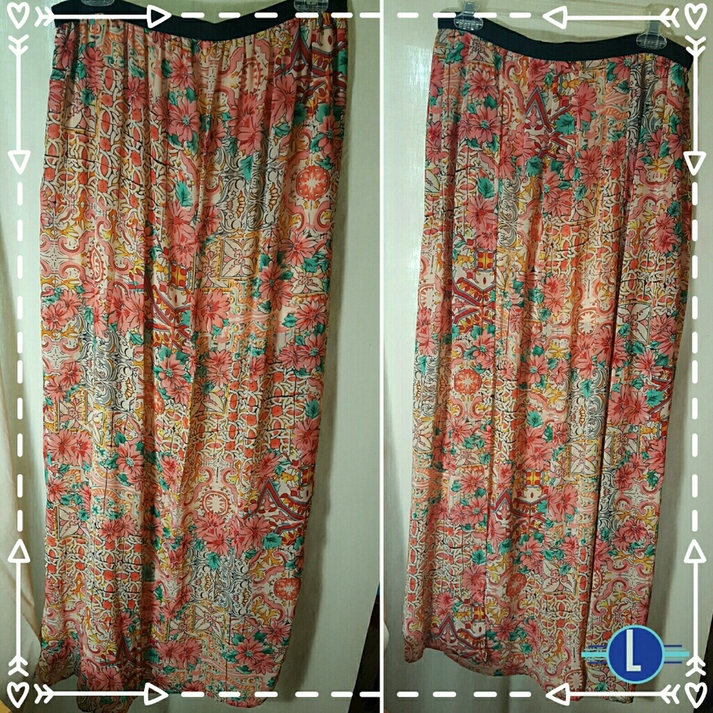 Sheer Chiffon Maxi