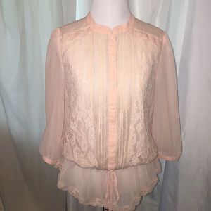 Blush blouse