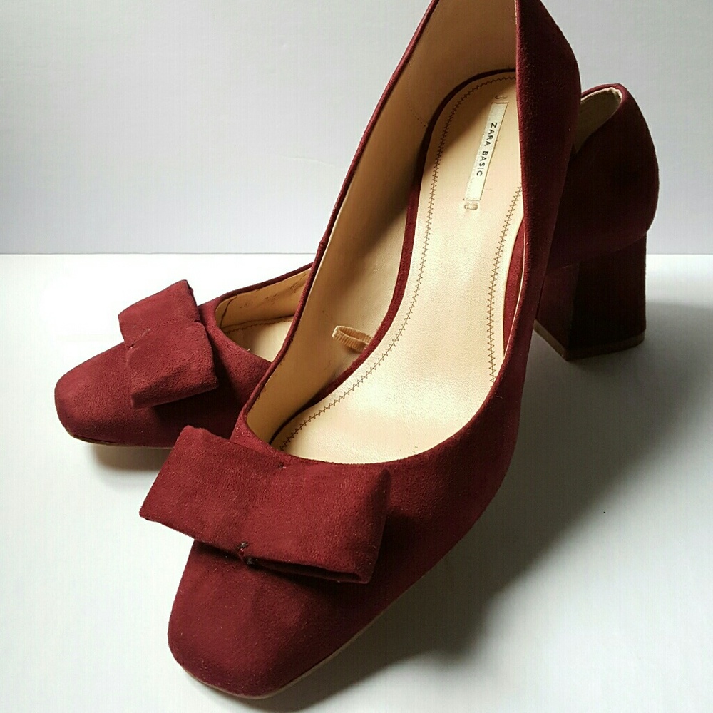 Zara Basic Collection Square-Heel Pumps - image 1