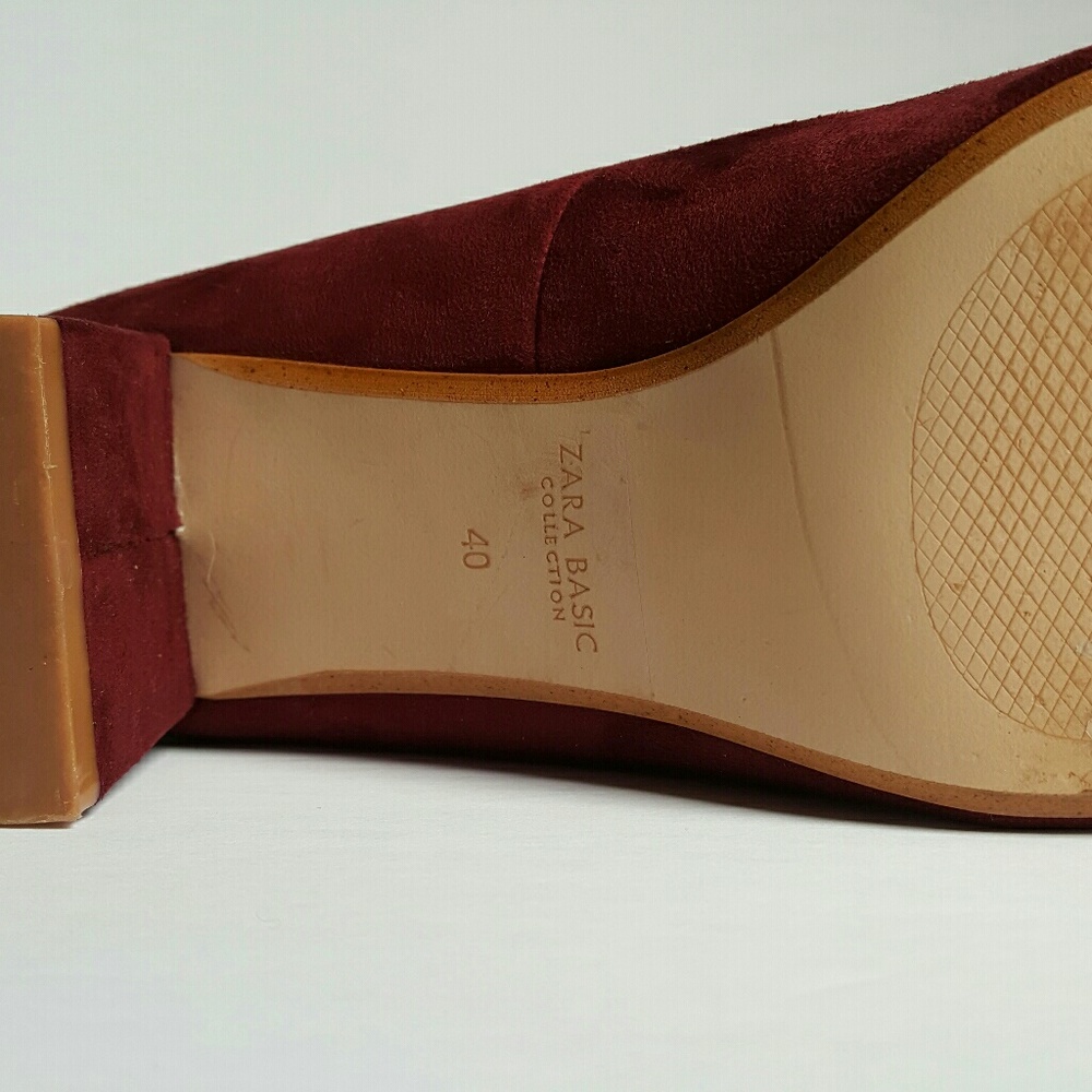 Zara Basic Collection Square-Heel Pumps - image 4