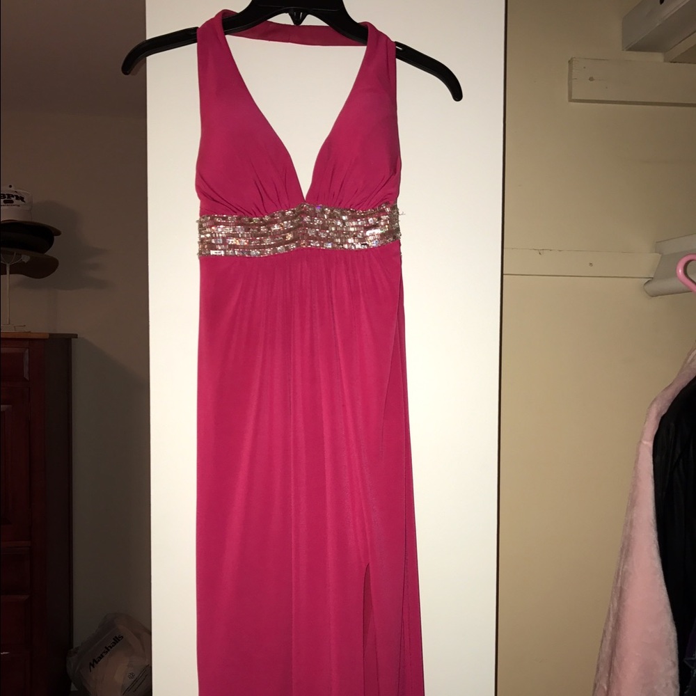 Pink prom dress