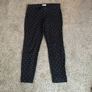Black and White Polka Dot Pixie Pants