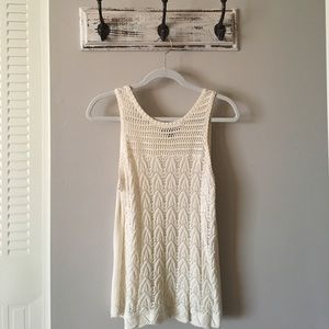 Medium Beige Sweater Tank - American Eagle