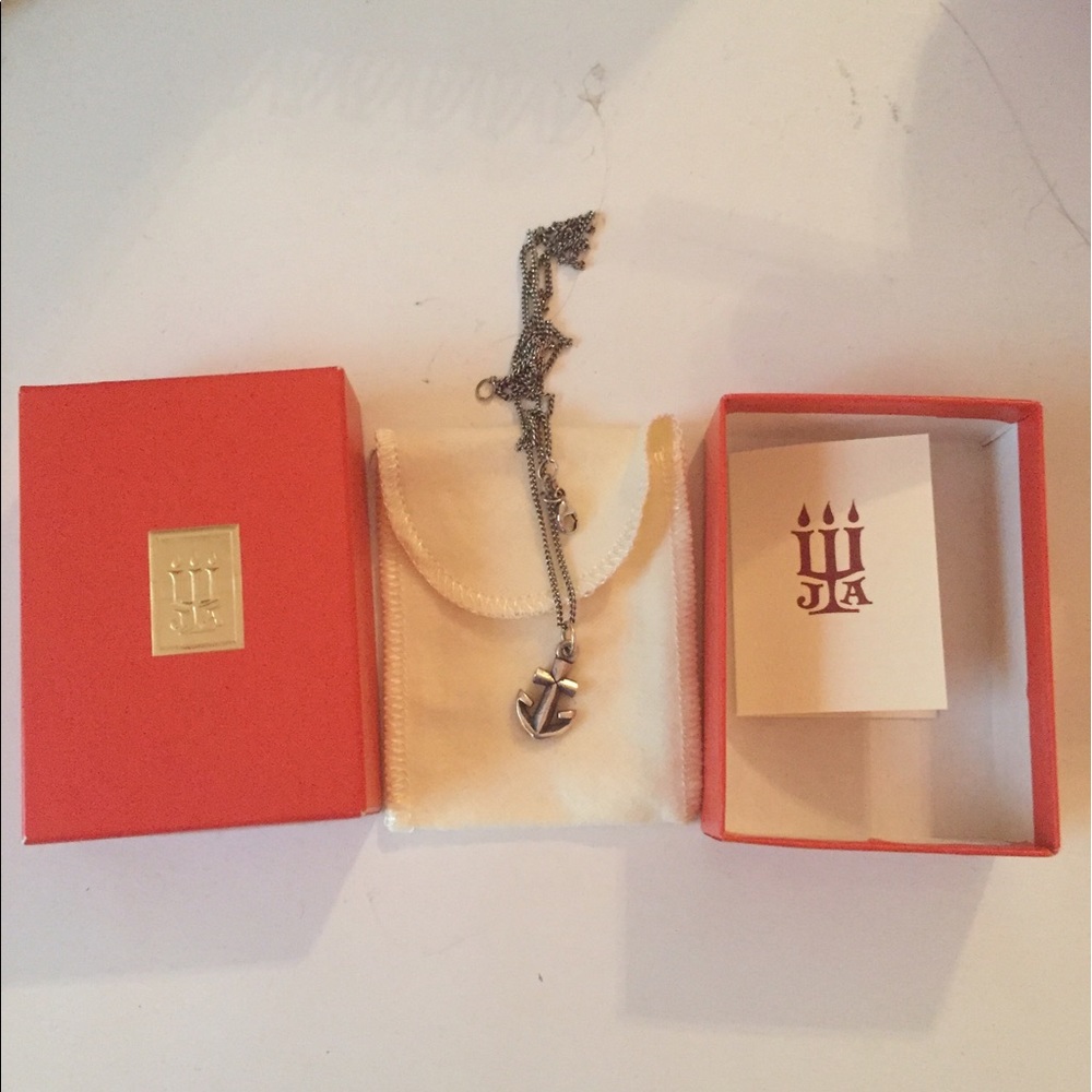 James Avery Cross/Anchor charm necklace