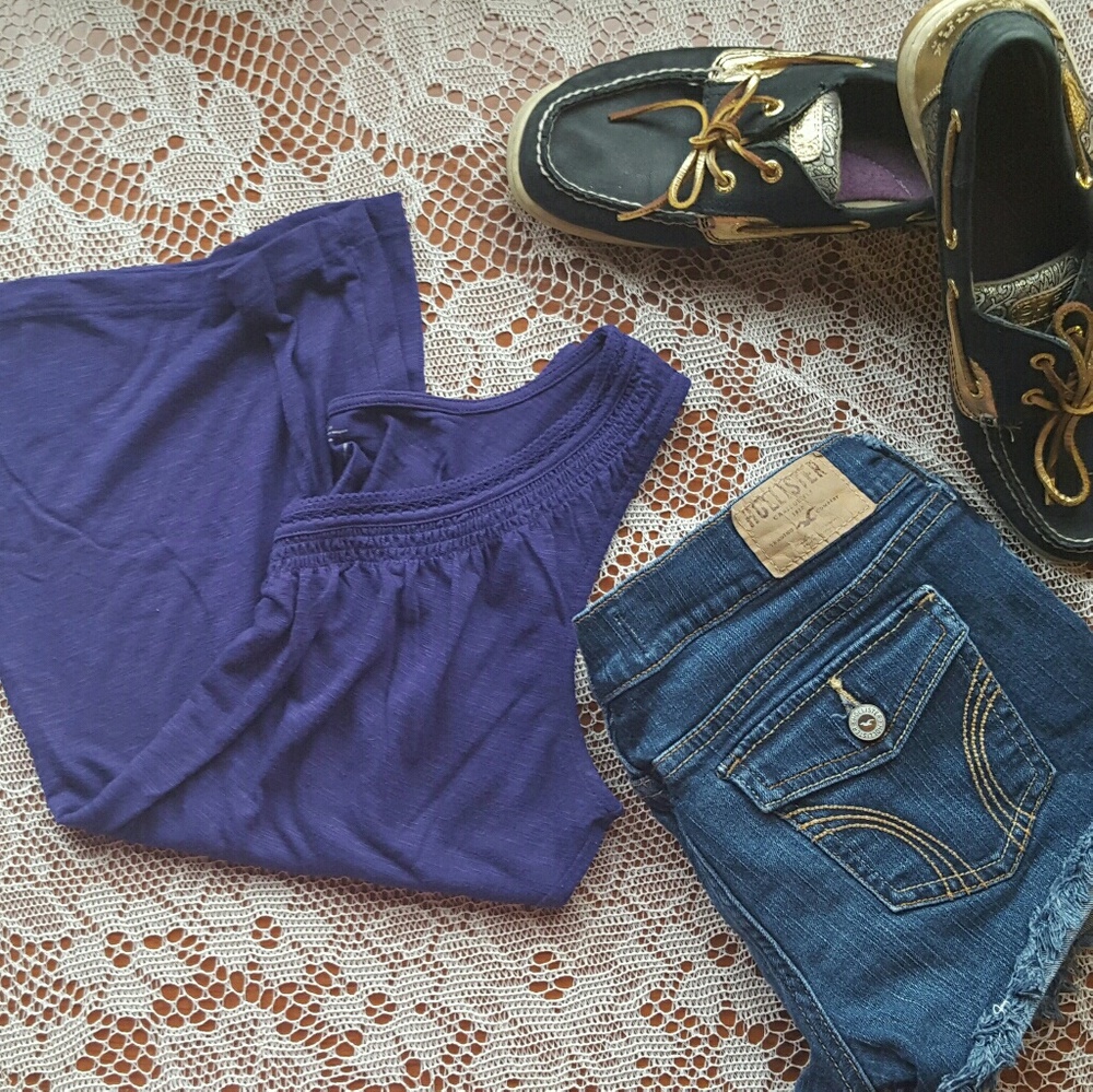 Loft purple tank top