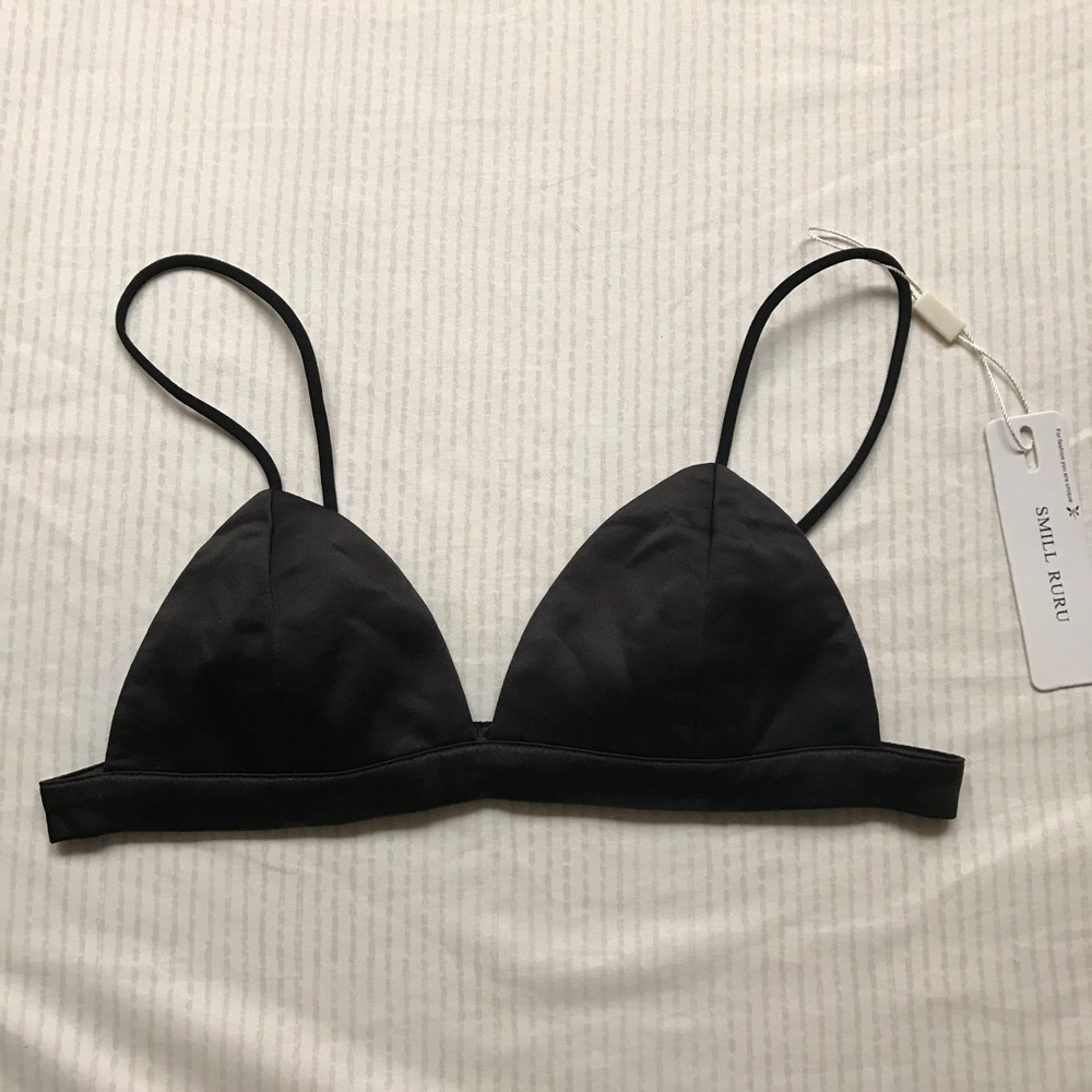 Satin bralette