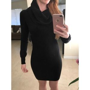 Fitted sweater dress