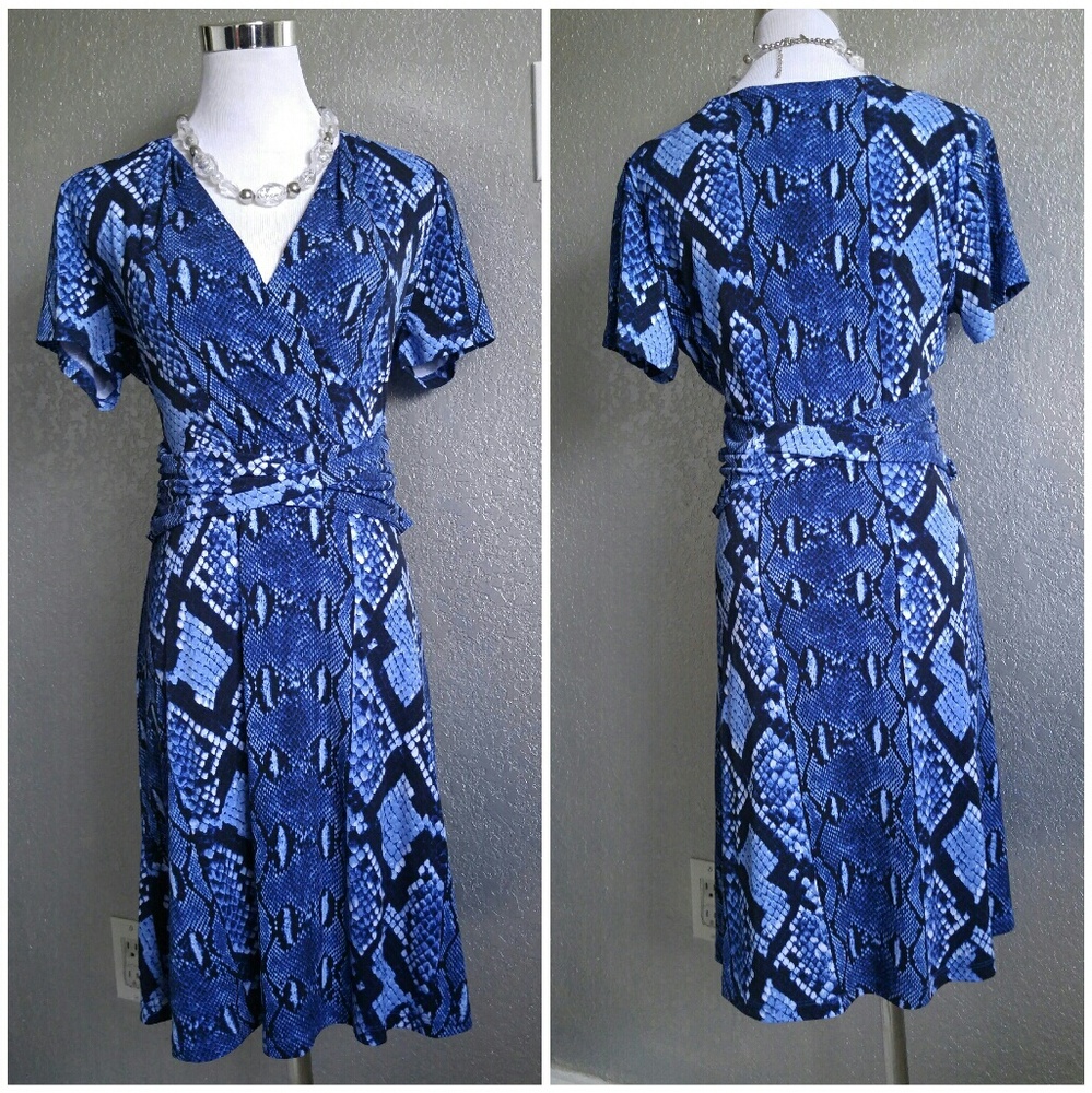 Michael Kors snake skin pattern dress