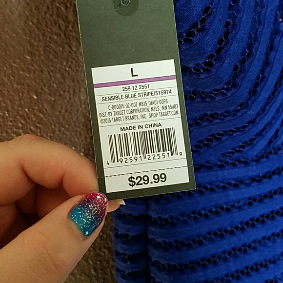 NBW blue lace skater dress - Picture 3 of 3