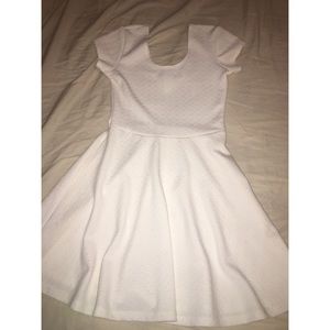 White Macy's dress
