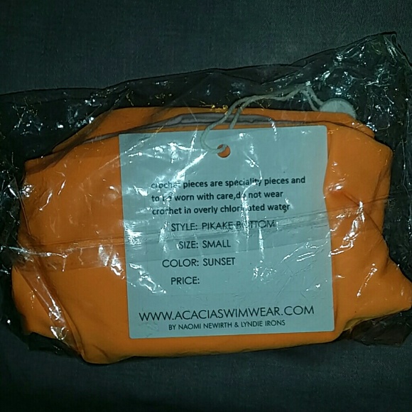 New acacia pikake sunset orange bikini bottom S - Picture 3 of 7