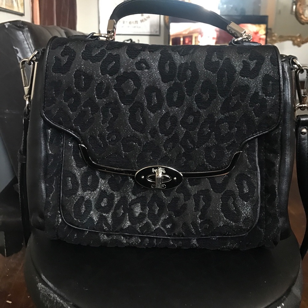 Limited Edition Coach ocelot leopard crossbody