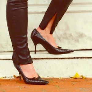 Authentic Black Prada Pumps