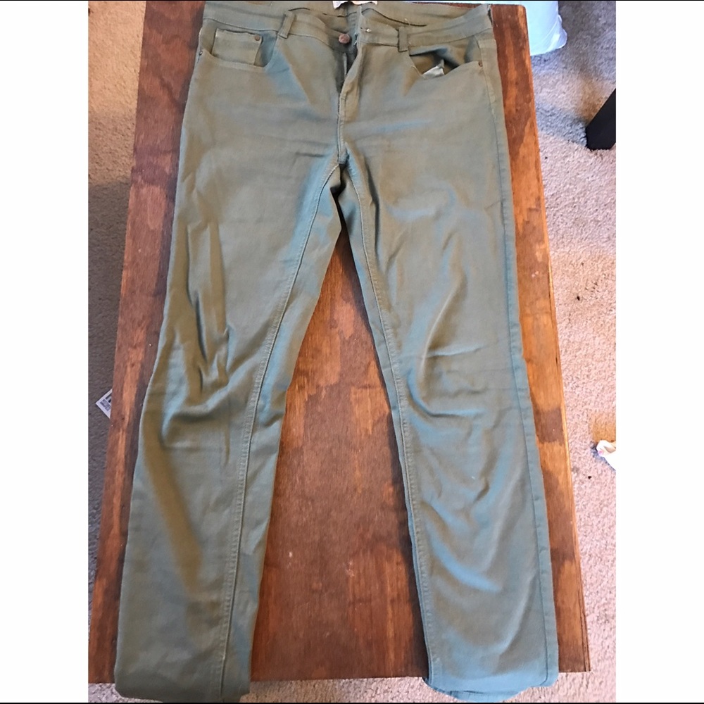 Olive green pants