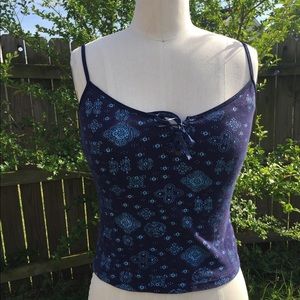 Vintage 90s boho style tank top