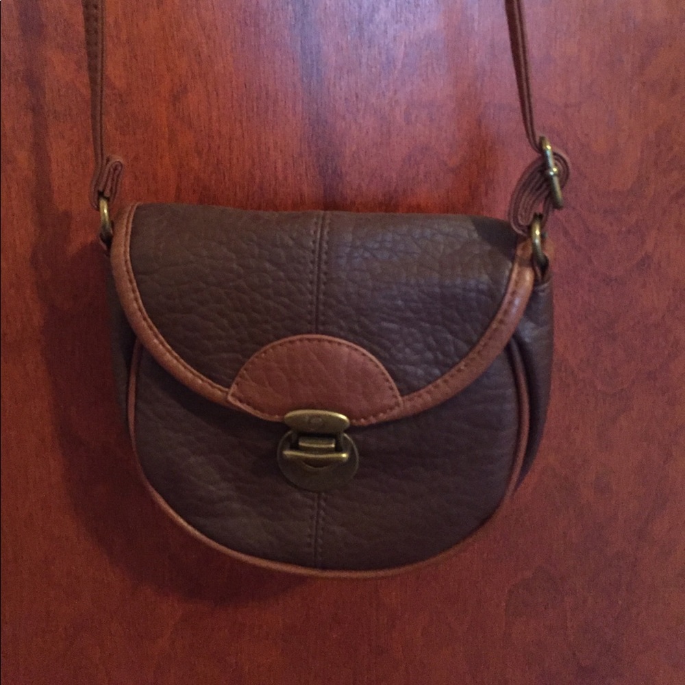 Tiny brown crossbody