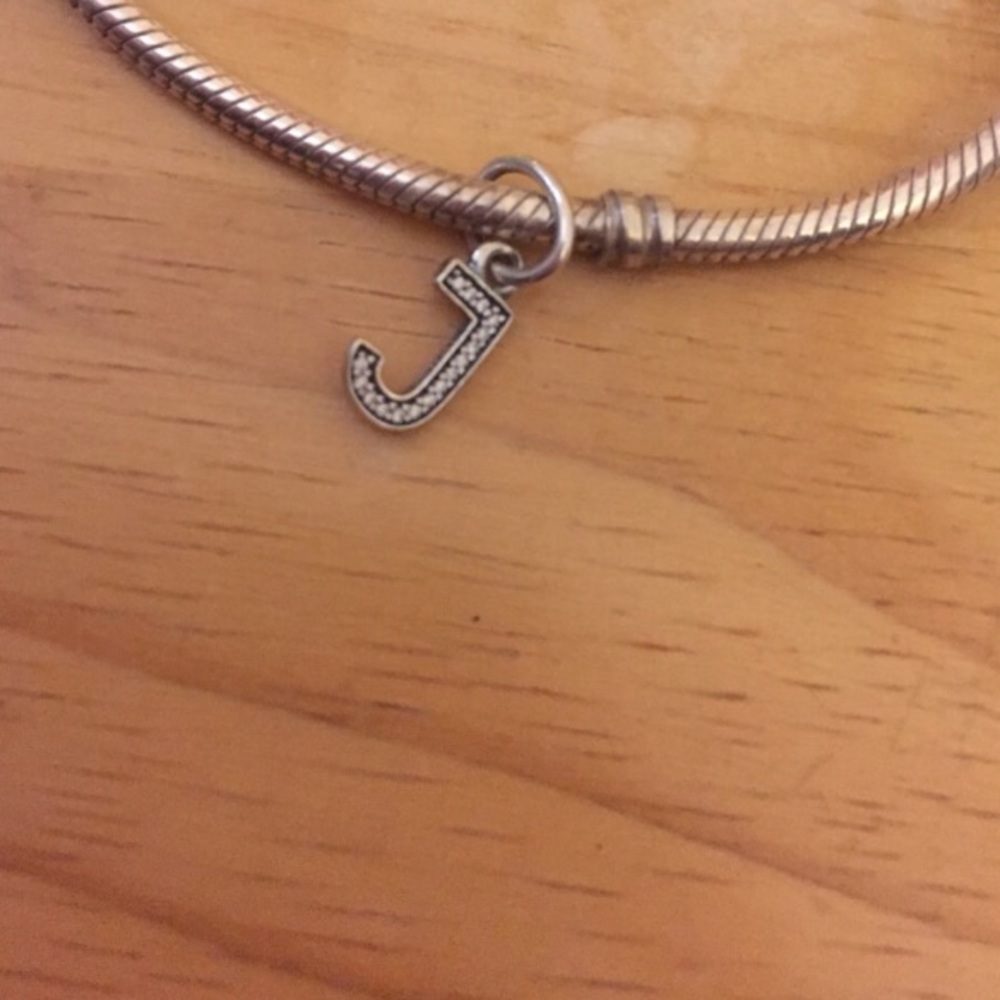 Authentic "J" Pandora charm
