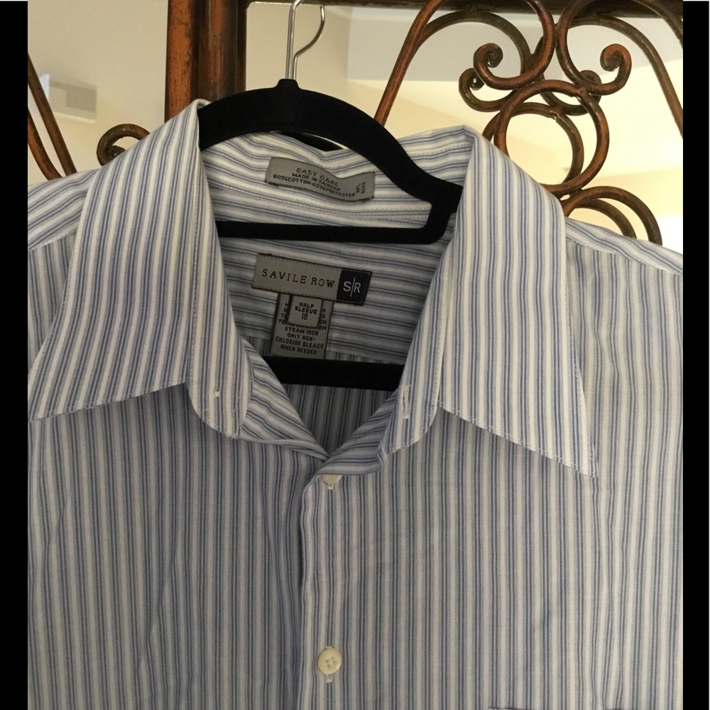 Striped button down. - Picture 2 of 2