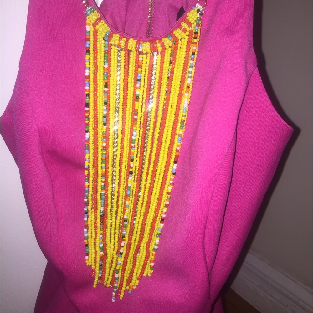 Beaded pink top - Picture 2 of 3