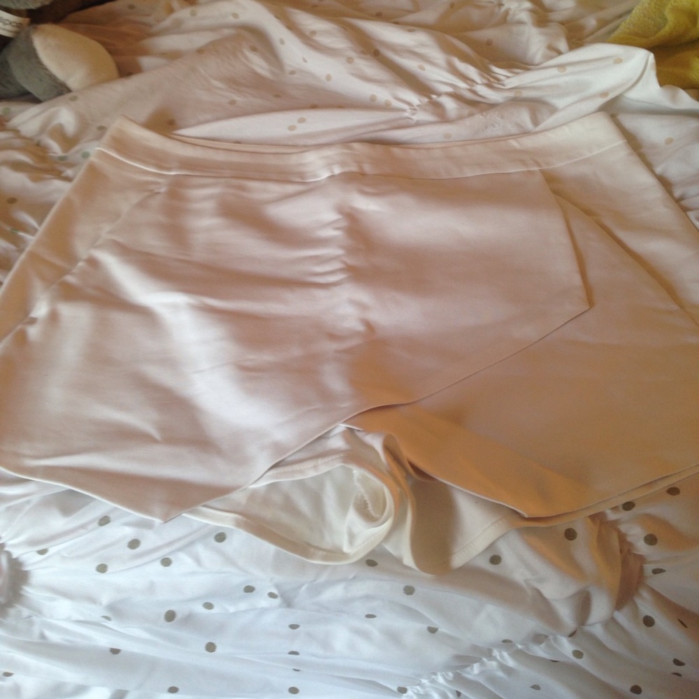 Express high waisted shorts with flap detail