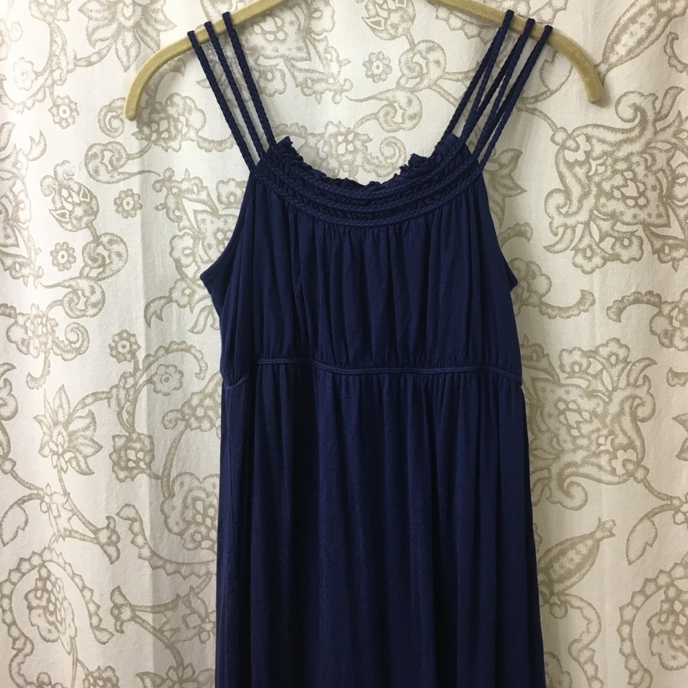 Navy blue maxi dress