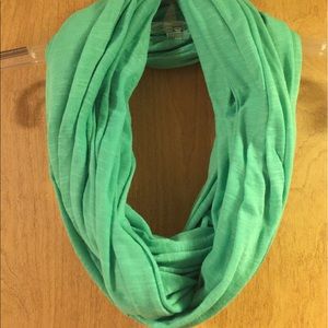 Green infinity scarf by Gap