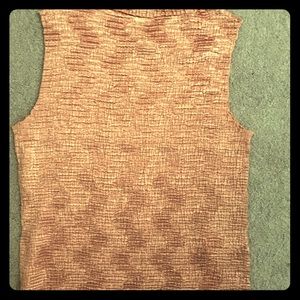 Copper Shimmer High Neck Top