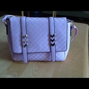 Allyoop..spring colored light pink crossbody.