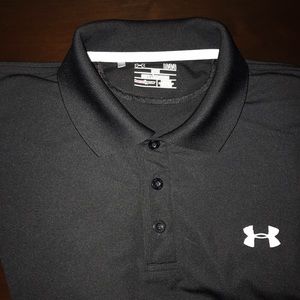 Under Armour Heat Gear Golf polo, Black