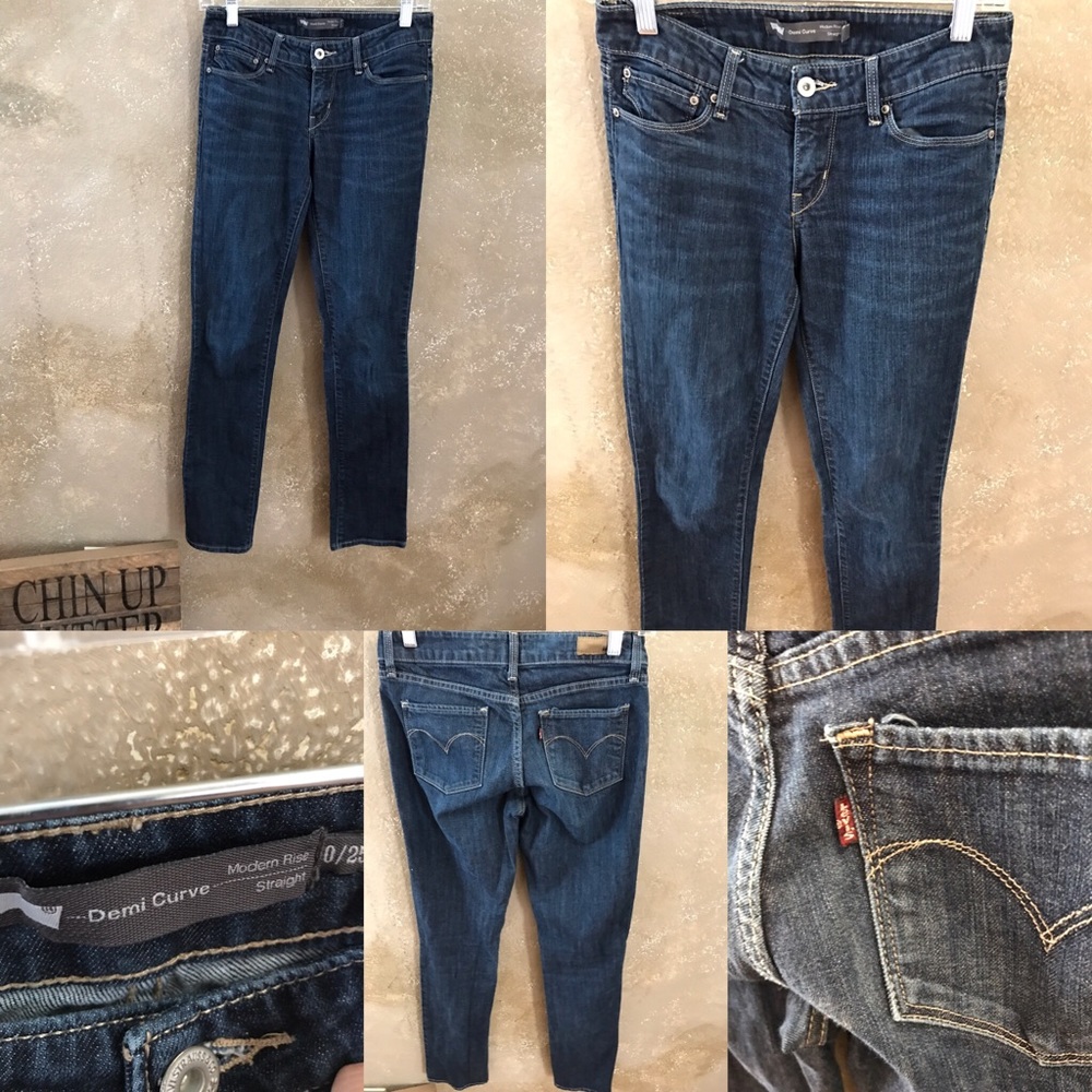 Levi's jeans sz 0/ 25 straight leg 💁🏼