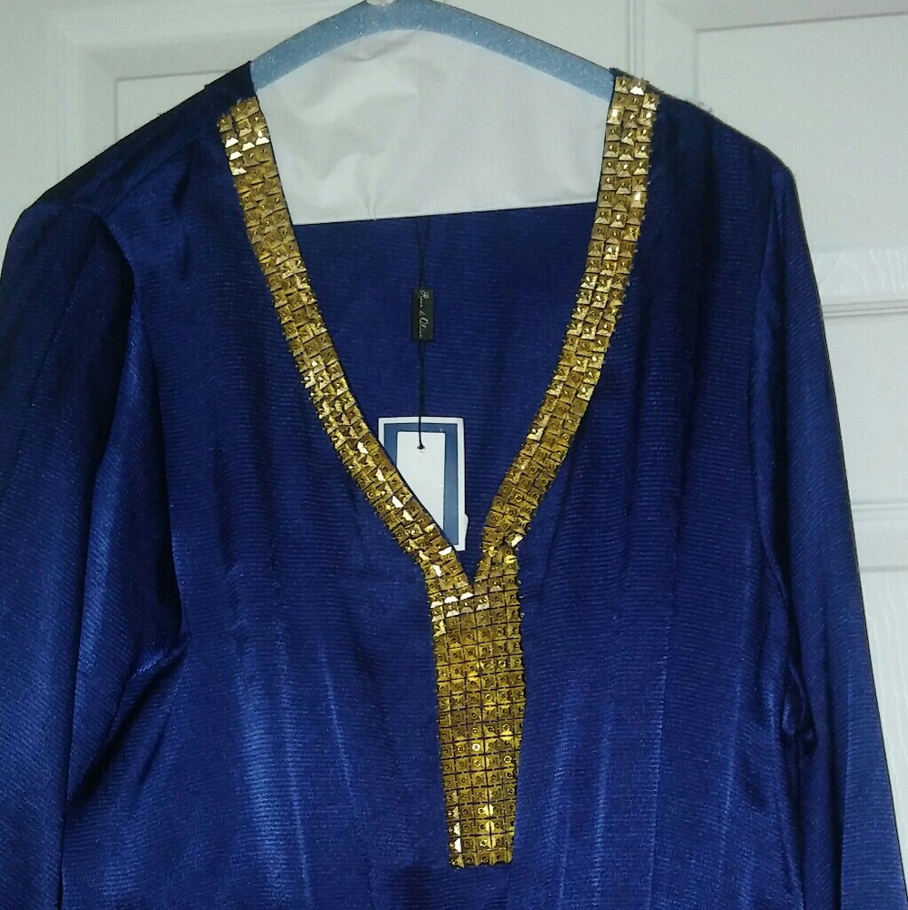 Satin-like blouse