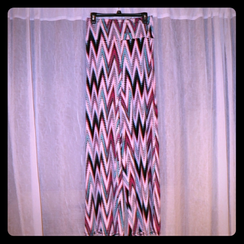 Multicolored Palazzo Pants