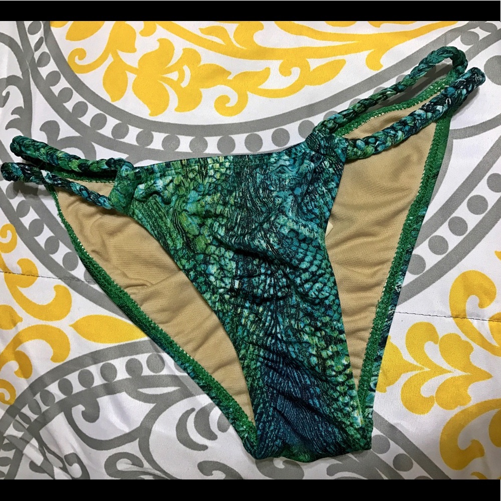 Snake Print Tyler Rose Bikini Bottom