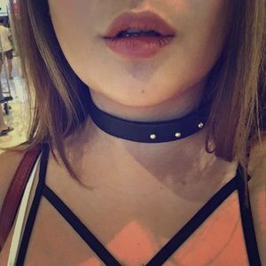 The Feminist - Genuine Leather Choker
