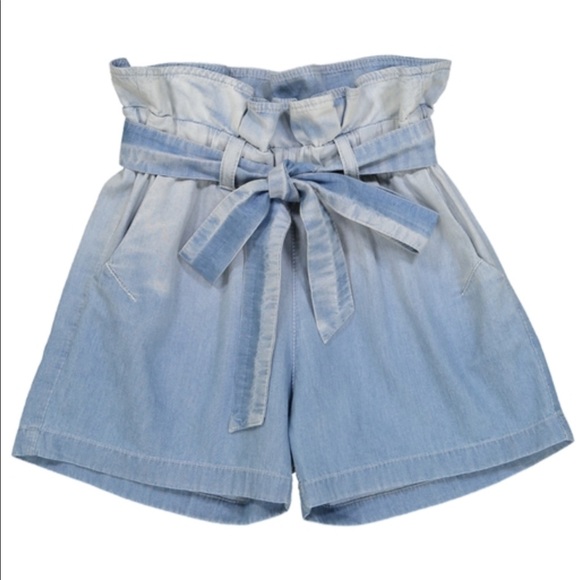 Denim bow shorts - Picture 2 of 2