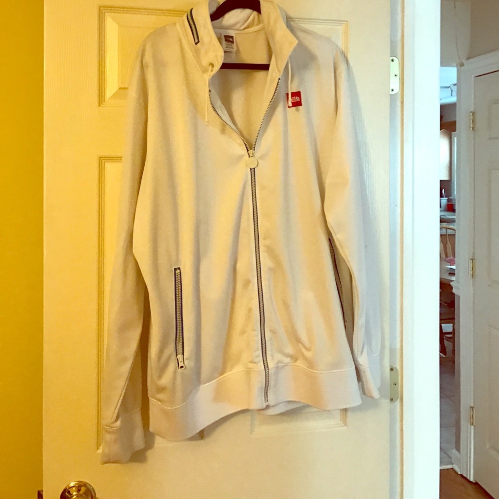 Men's White North Face Jacket