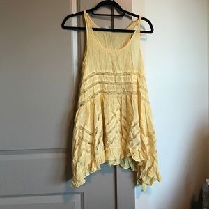 Free People Yellow Slip