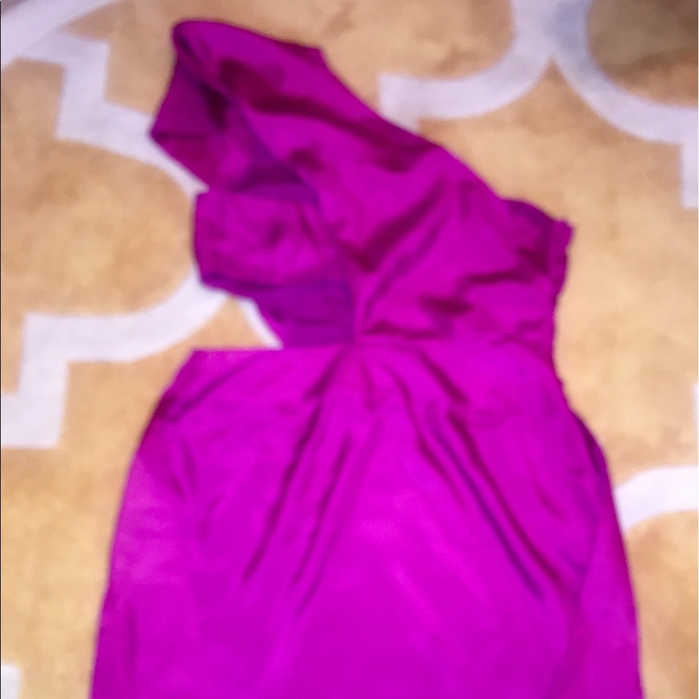 Beautiful Hot pink One shoulder dress!