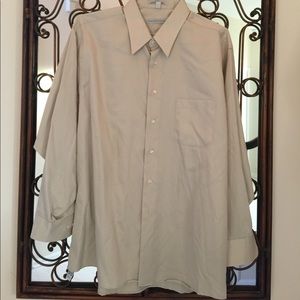 Textured button down shirt.