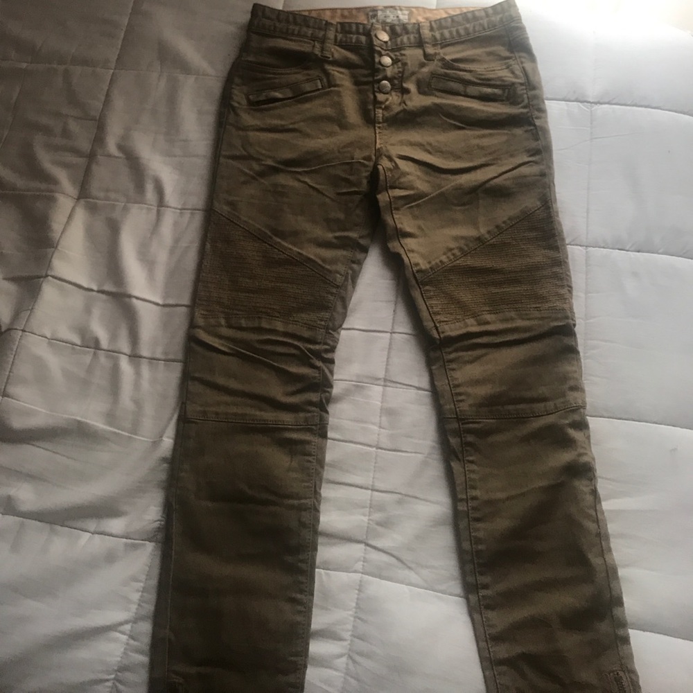 Free people Moto skinny jeans