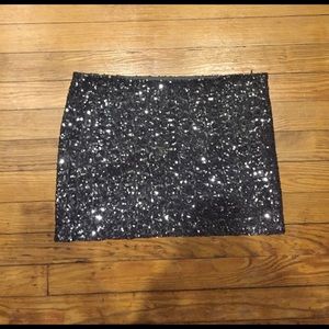 Sequin Mini Skirt