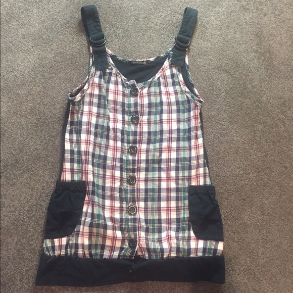 Plaid pocket dress from Japan - Picture 4 of 5