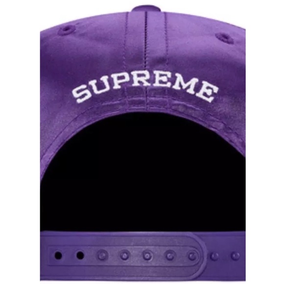 SUPREME RAP A LOT Records 5 panel HAT PURPLE SATIN - Picture 4 of 6