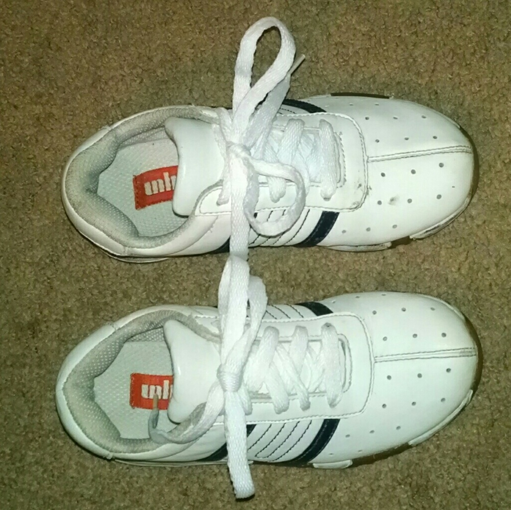 Unlisted girls White black sneakers tennis shoes