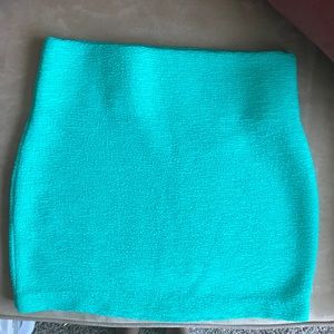 BCBG Teal Miniskirt
